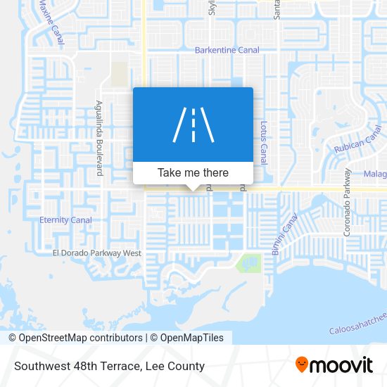 Southwest 48th Terrace map