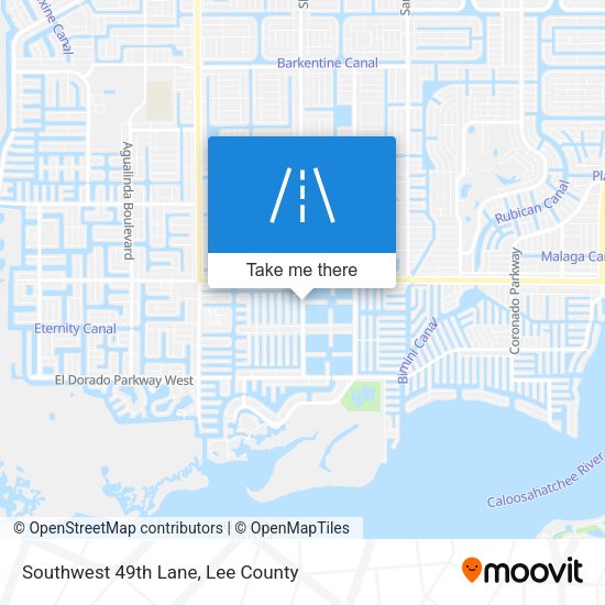 Southwest 49th Lane map
