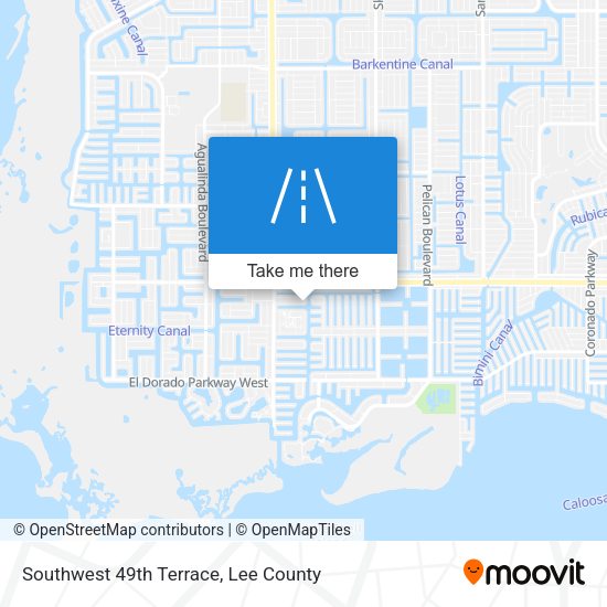 Mapa de Southwest 49th Terrace