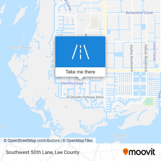 Southwest 50th Lane map