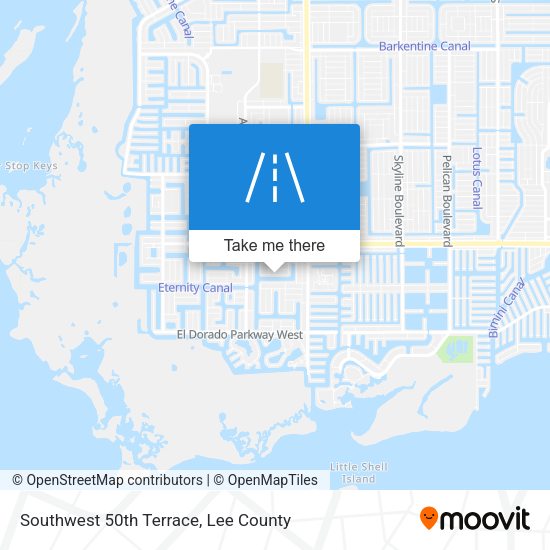 Mapa de Southwest 50th Terrace