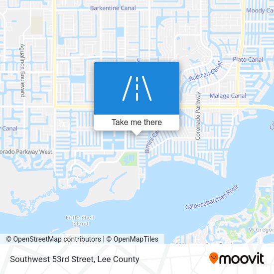 Mapa de Southwest 53rd Street