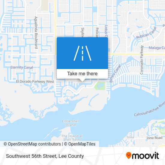 Southwest 56th Street map