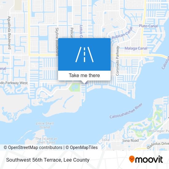Southwest 56th Terrace map