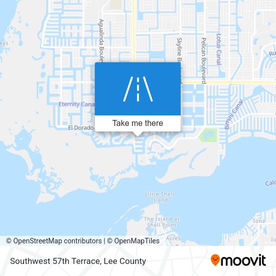 Southwest 57th Terrace map