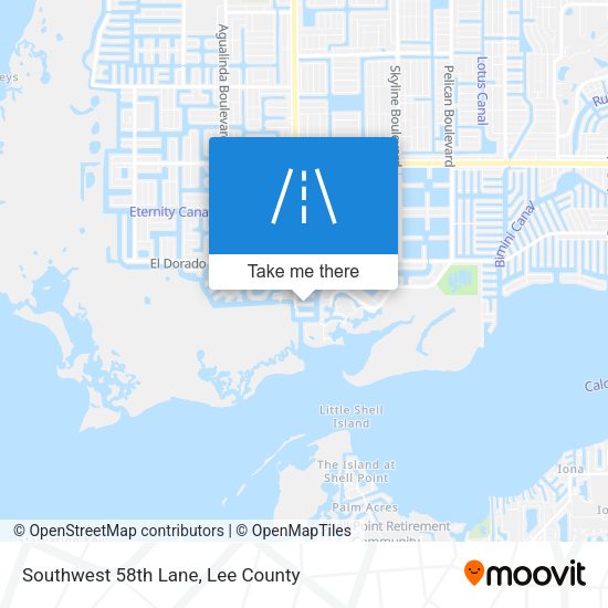 Mapa de Southwest 58th Lane