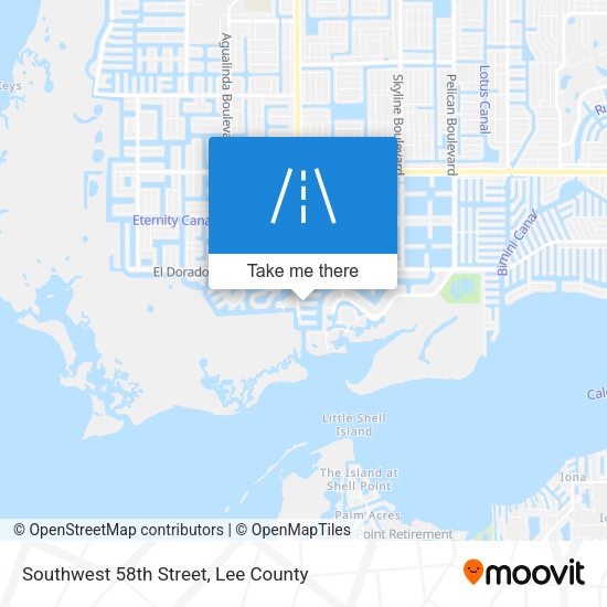 Southwest 58th Street map