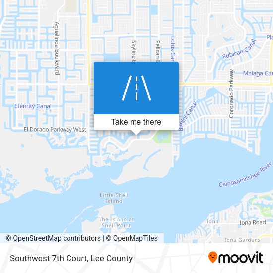Southwest 7th Court map