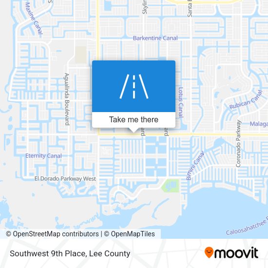 Mapa de Southwest 9th Place