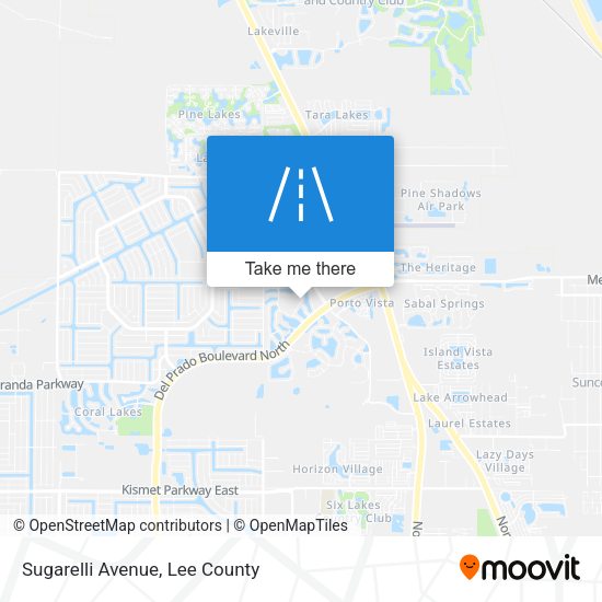 Sugarelli Avenue map