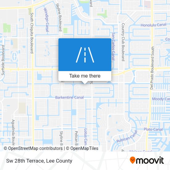 Mapa de Sw 28th Terrace