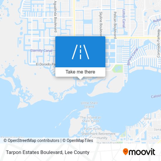 Mapa de Tarpon Estates Boulevard