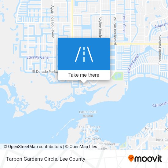 Tarpon Gardens Circle map