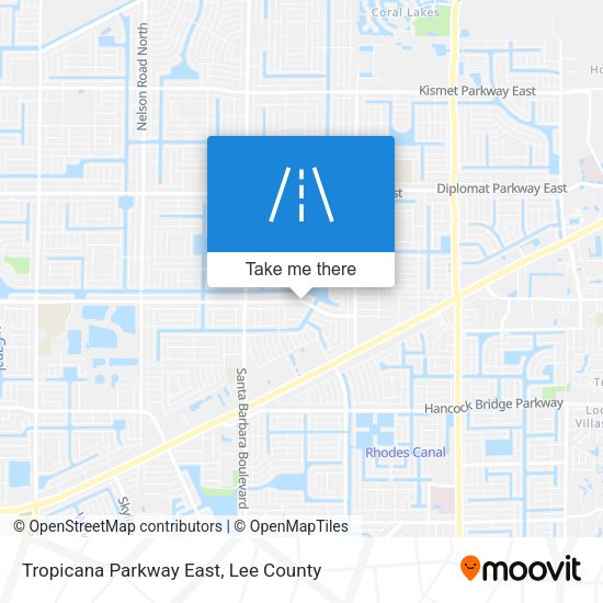 Tropicana Parkway East map