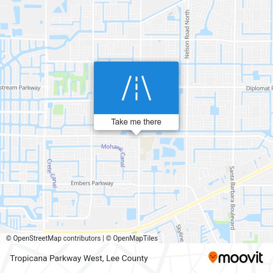 Tropicana Parkway West map