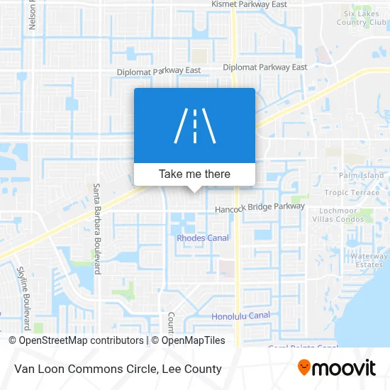 Van Loon Commons Circle map