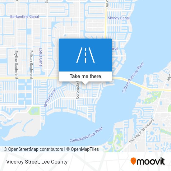 Viceroy Street map