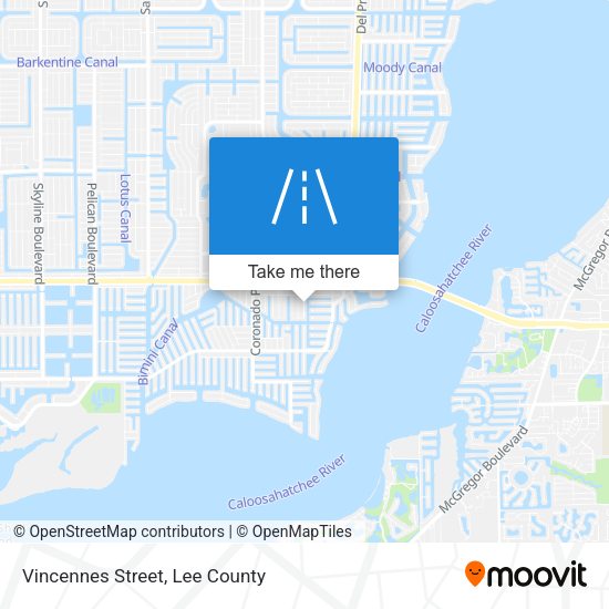 Vincennes Street map