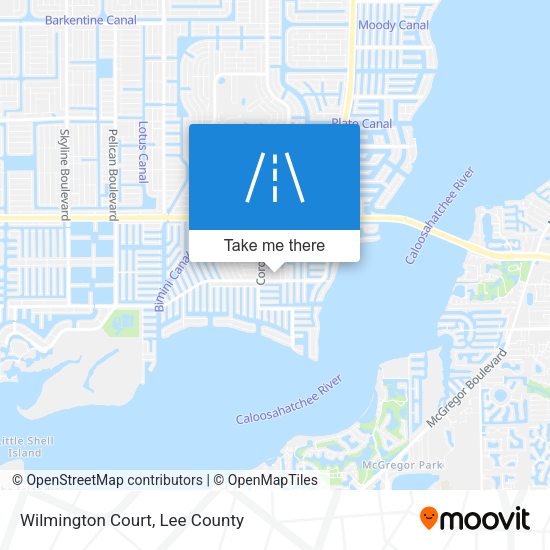 Mapa de Wilmington Court