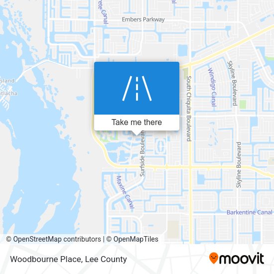 Woodbourne Place map