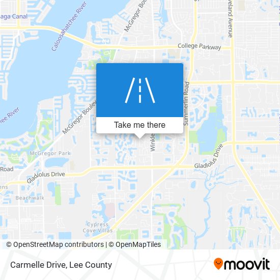 Mapa de Carmelle Drive