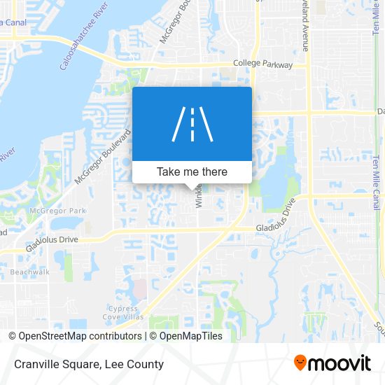 Mapa de Cranville Square