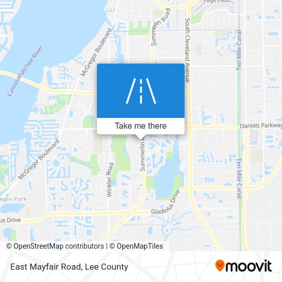 Mapa de East Mayfair Road