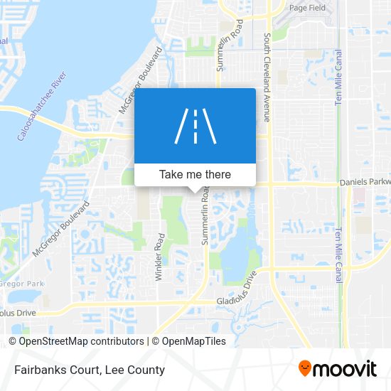 Fairbanks Court map