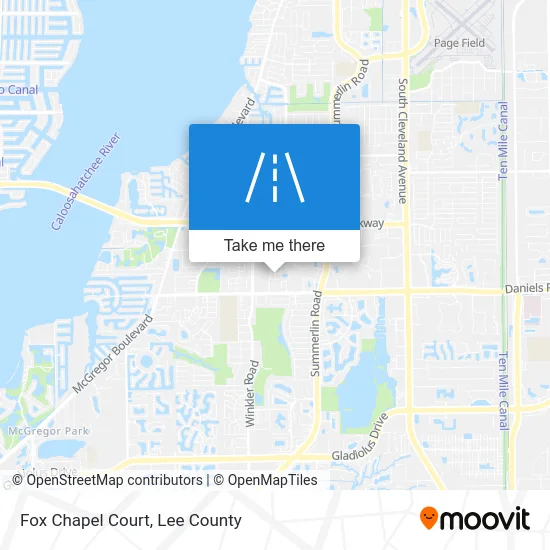 Fox Chapel Court map