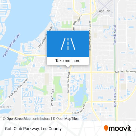 Golf Club Parkway map