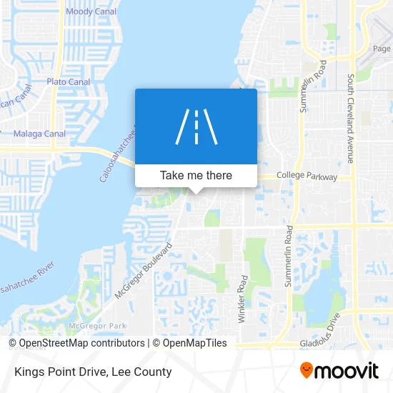 Kings Point Drive map