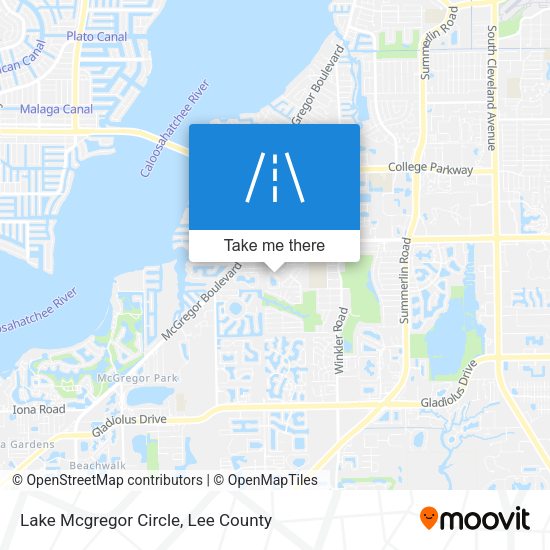 Mapa de Lake Mcgregor Circle