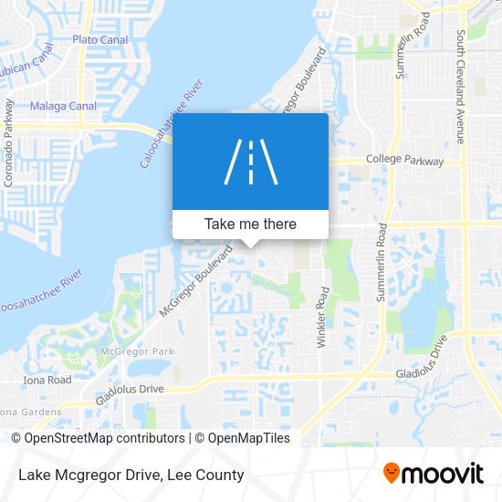 Lake Mcgregor Drive map