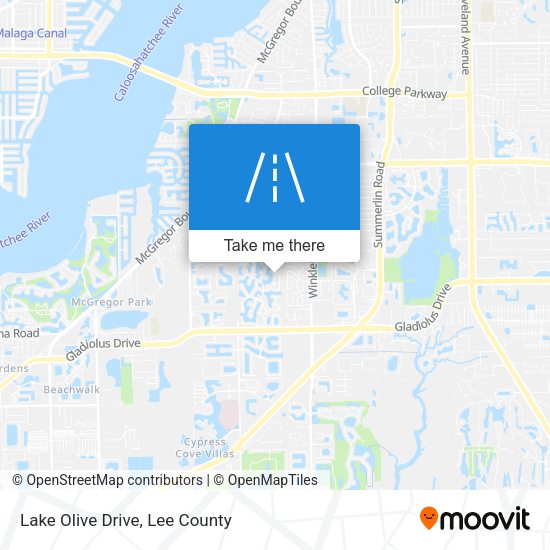 Mapa de Lake Olive Drive