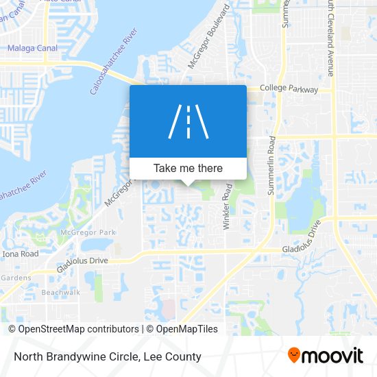 North Brandywine Circle map