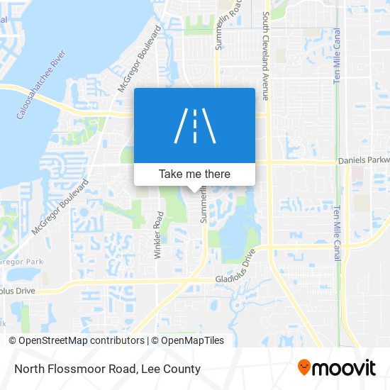 Mapa de North Flossmoor Road