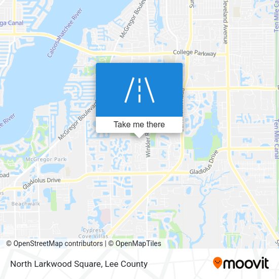 Mapa de North Larkwood Square
