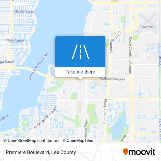 Premiere Boulevard map