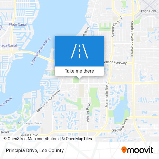 Principia Drive map