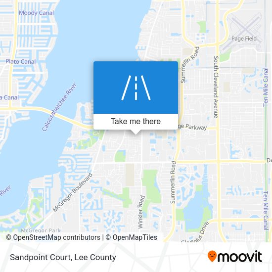 Mapa de Sandpoint Court