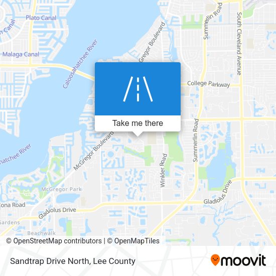 Mapa de Sandtrap Drive North