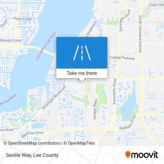 Mapa de Seville Way