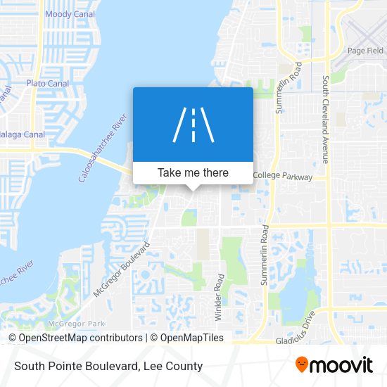 South Pointe Boulevard map