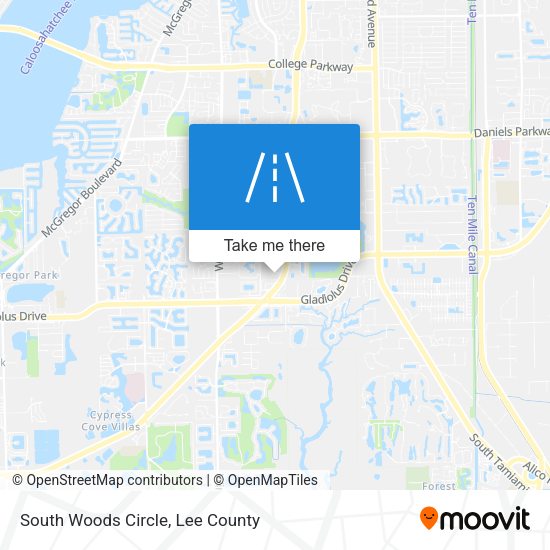 South Woods Circle map