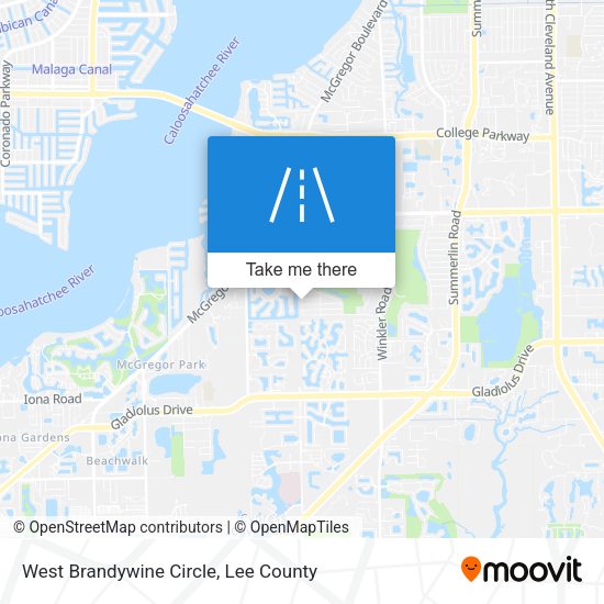 West Brandywine Circle map
