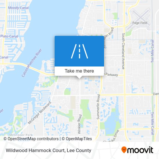 Wildwood Hammock Court map