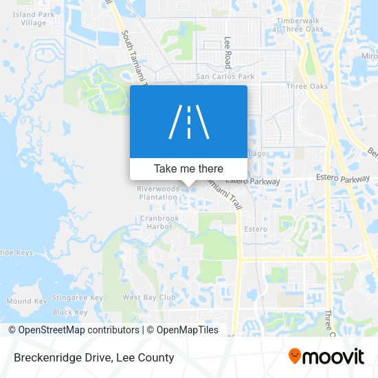 Mapa de Breckenridge Drive