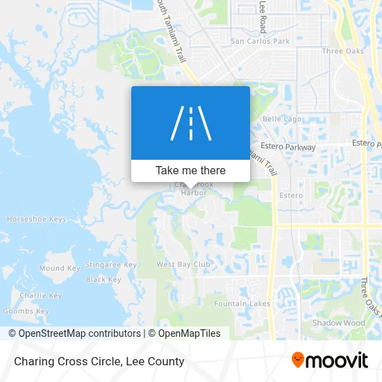 Charing Cross Circle map