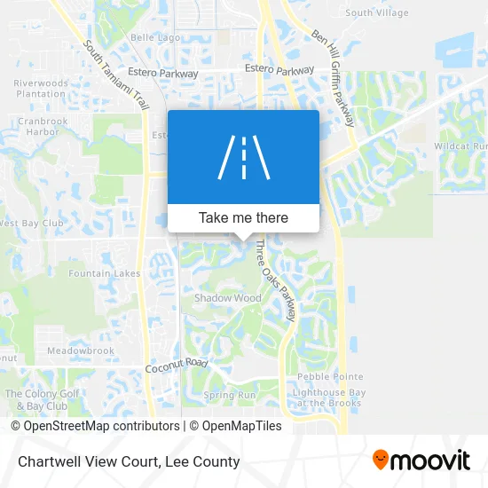 Chartwell View Court map