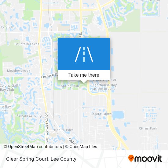 Mapa de Clear Spring Court